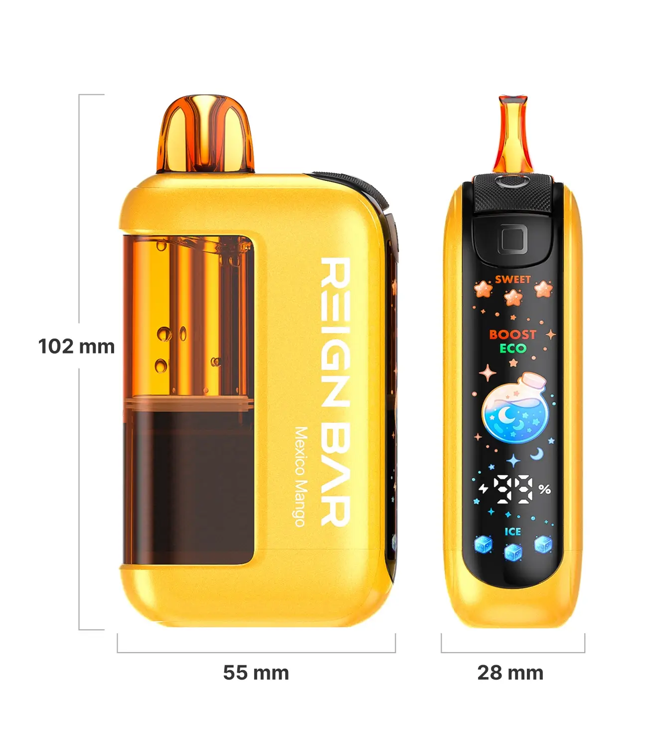 REIGN BAR Mana 50K Specifications
